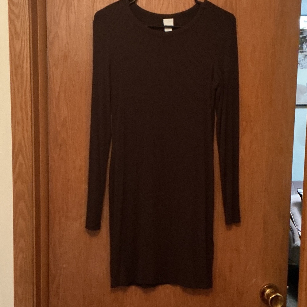 H&M Classic Black Long Sleeve Top